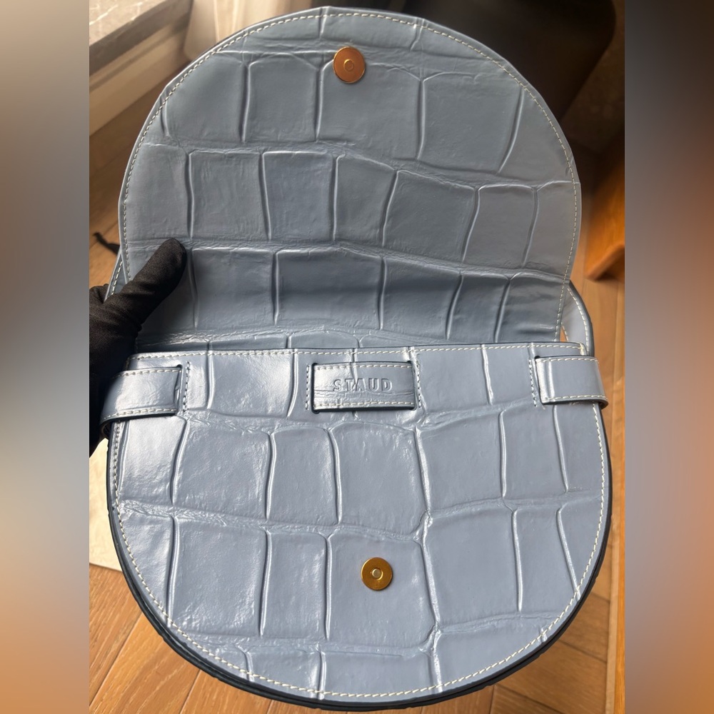 STAUD Amal Croc Embossed Bag - Picture 8 of 16